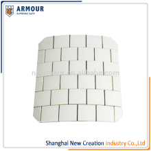 Ceramic UHMWPE composite hard armor plate